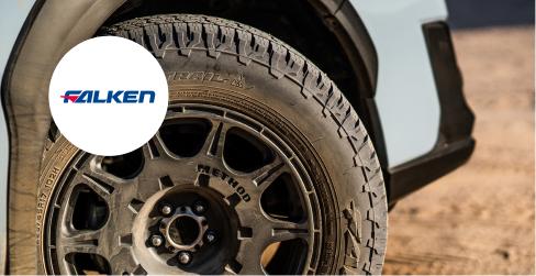 Purchase 4 or more select Falken tires and use code FALKEN100JUL24 at checkout to get an instant $100 back. See details for a list of eligible Falken tires
