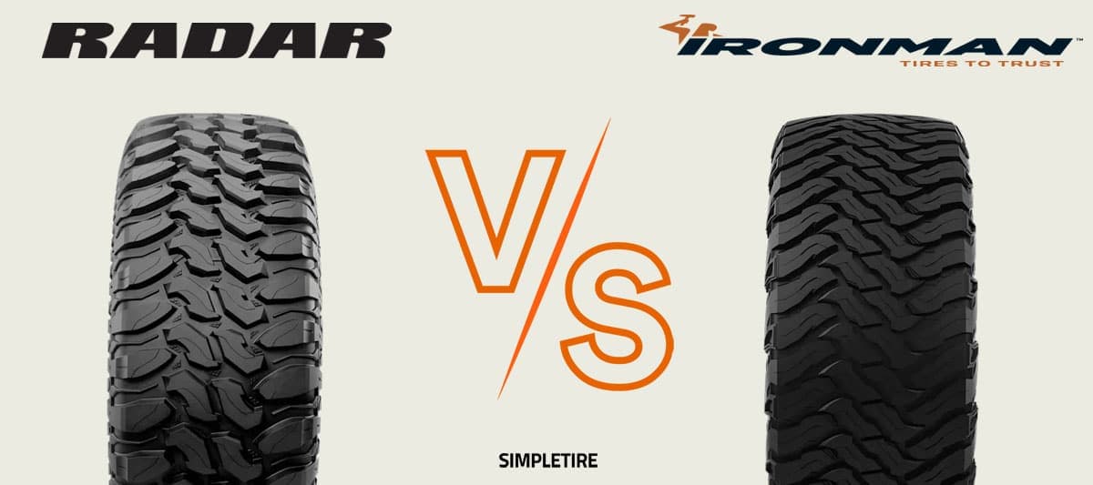 Radar Renegade R7 M/T vs Ironman All Country M/T‑X tires